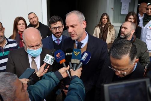 إفتتاح مركز مكافحة السّل في موقعه الجديد في مستشفى طرابلس الحكومي