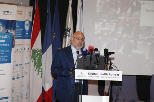 وزير الصحة الدكتور فراس الابيض يفتتح منتدى "التحول الرقمي في القطاع الصحي