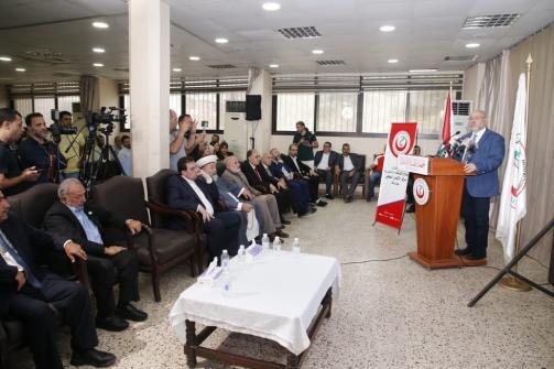 الابيض رعى افتتاح مركز الايمان الصحي في ببنين