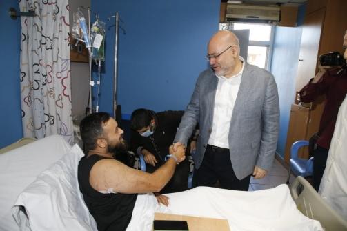 الأبيض تفقّد مستشفيات صور ومراكز إيواء النازحين ووحدة إدارة الكوارث واطّلع على الجهوزية لمواجهة أي طارئ