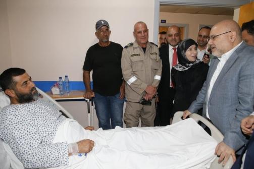 الأبيض تفقّد مستشفيات صور ومراكز إيواء النازحين ووحدة إدارة الكوارث واطّلع على الجهوزية لمواجهة أي طارئ