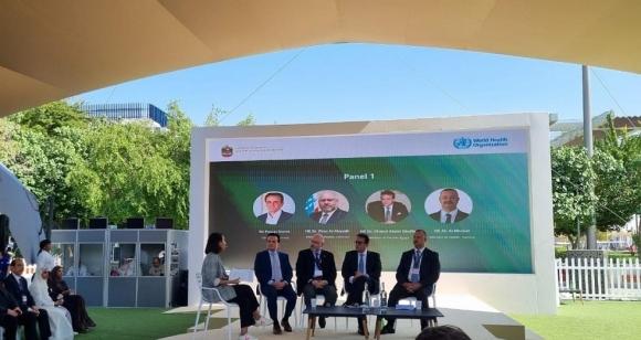 الأبيض اختتم لقاءاته في COP28 ودعا إلى حلول إقليمية للأزمات الصحية المحلية منعًا لتمددها 