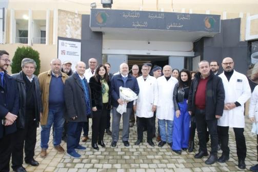 الابيض من النبطية : القطاع الطبي صامد ويقدم أغلى ما يملك تجاه اهلنا والوطن