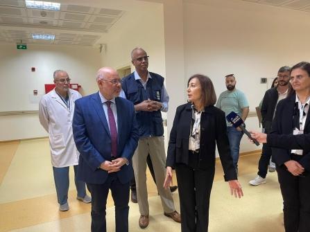 الوزير الأبيض اعلن بدء العمل بأقسام جديدة في المستشفى التركي اعتبارًا من صباح غد الثلاثاء