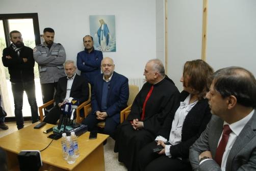الأبيض جال في مستشفيات في البقاع الشمالي والاوسط وبعلبك الهرمل