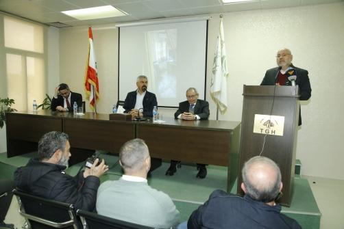 الابيض تابع جولته على مستشفيات الجنوب والنبطية وتفقد الأضرار الكبيرة في مستشفى تبنين