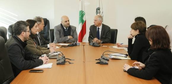 Nassereldine Discusses Joint Projects with the French Ambassador and the WHO Representative