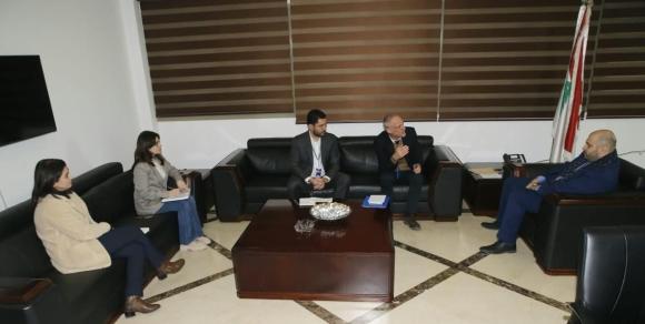 Nassereldine Met with the Egyptian Ambassador and Discussed Bilateral Cooperation with a Delegation from the EU