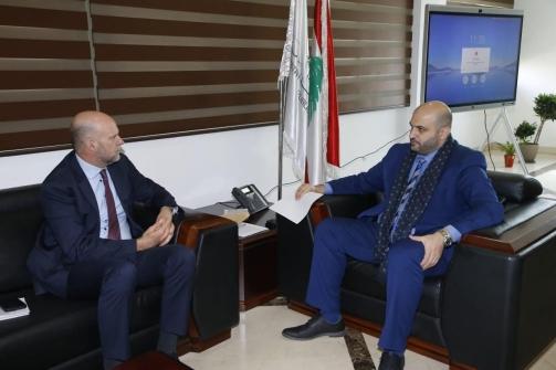 Nassereldine Met with the Egyptian Ambassador and Discussed Bilateral Cooperation with a Delegation from the EU