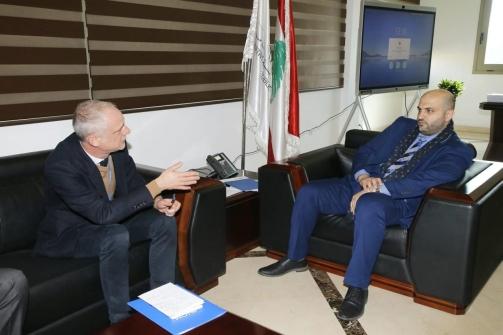 Nassereldine Met with the Egyptian Ambassador and Discussed Bilateral Cooperation with a Delegation from the EU