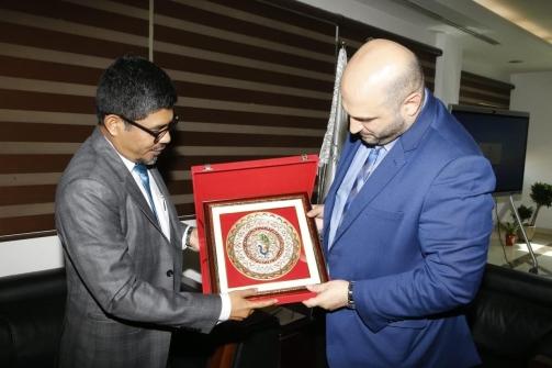 Nassereldine Met with the Egyptian Ambassador and Discussed Bilateral Cooperation with a Delegation from the EU