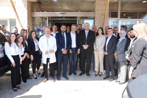 جولة تفقدية لوزير الصحة في مستشفيات النبطية وحاصبيا