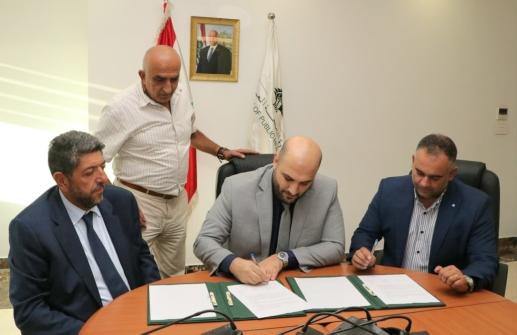 ناصر الدين رعى توقيع إتفاقيتي تعاون بين مستشفيي جزين والبترون ومستشفيي أوتيل ديو والروم