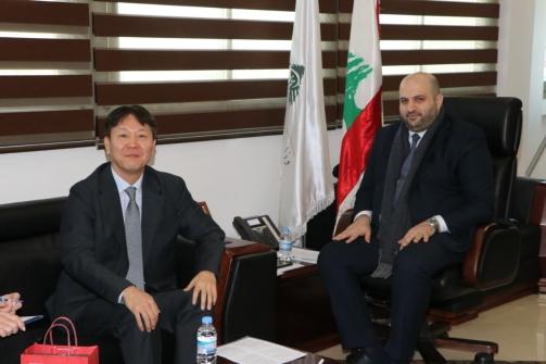 الوزير ناصر الدين إستقبل وفدًا من بعثة الإتحاد الأوروبي والسفيرين الكولومبي والكوري