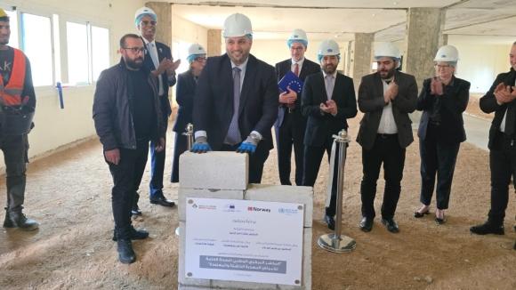 Nassereldine Put the Foundation Stone for the Rehabilitation Works of the National Central Laboratory