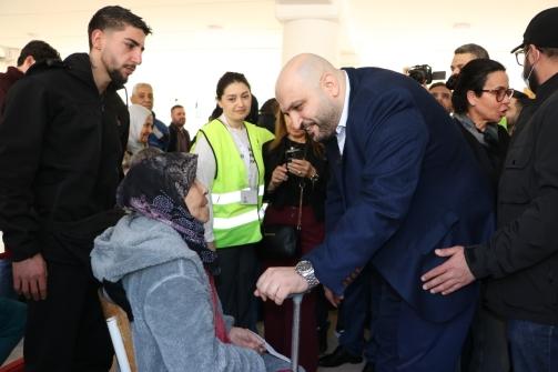 وزراء الصحة والبيئة والعمل جالوا على مراكز استضافة في بيروت