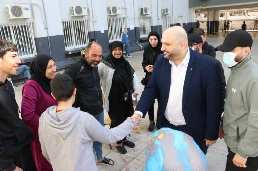 وزراء الصحة والبيئة والعمل جالوا على مراكز استضافة في بيروت