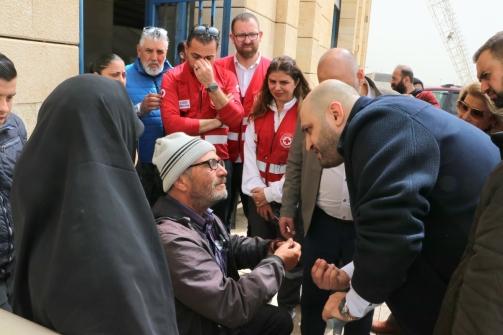 ناصر الدين تفقد مركز الاستضافة في المدينة الرياضية