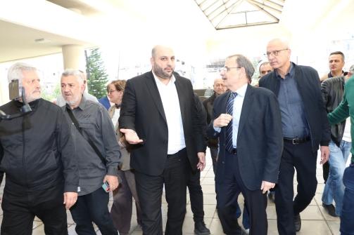 Nassereddine Inspects Sidon Governmental Hospital